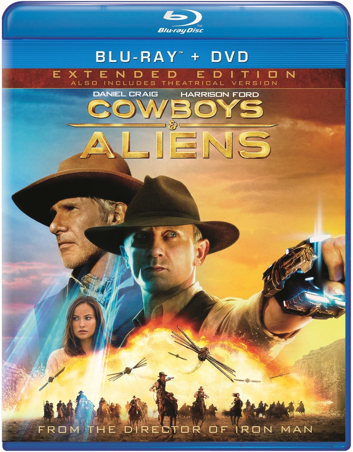 Cowboys vs Aliens (Universal) - Blu-ray with slipcover