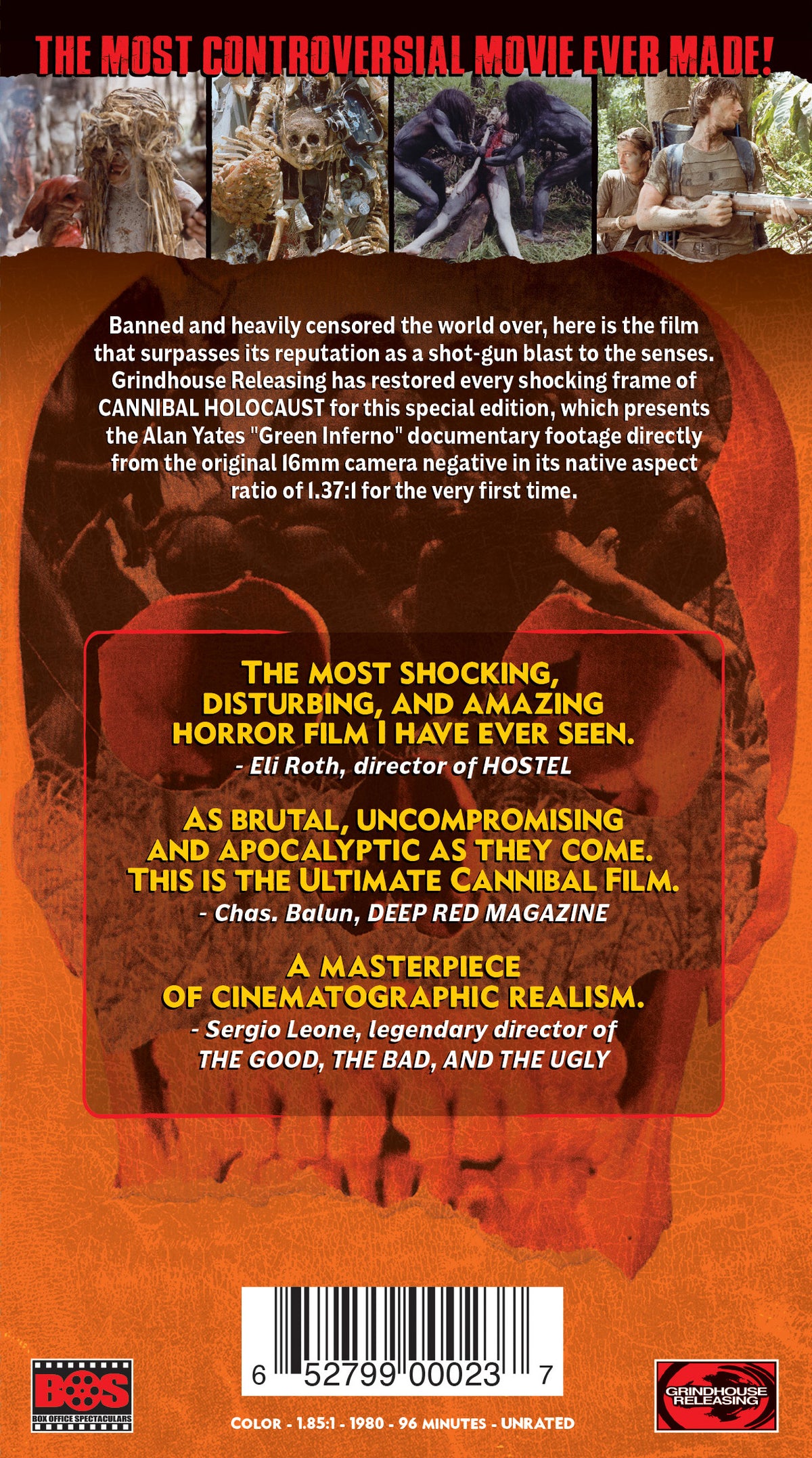 Cannibal Holocaust (1980) *VSD Special Edition (Grindhouse Releasing) - VHS