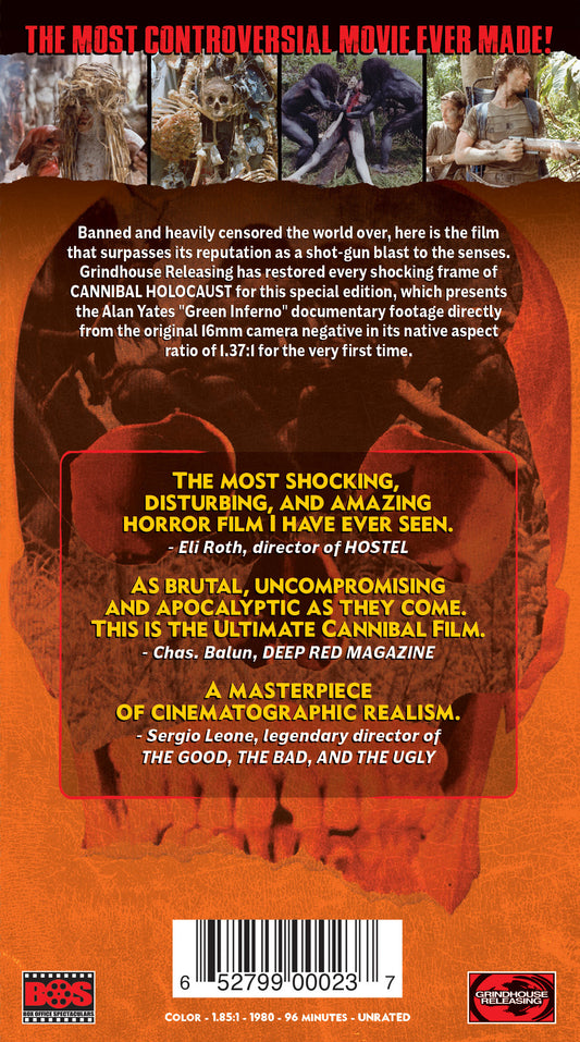 Cannibal Holocaust (1980) *VSD Special Edition (Grindhouse Releasing) - VHS