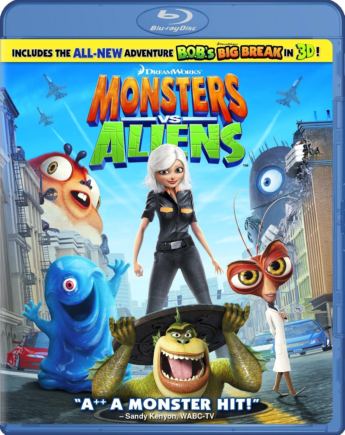 Monsters vs Aliens (Dreamworks) - Blu-ray