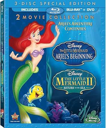Disney's The LIttle Mermaid II & Ariel's Beginning 2-Movie Collection - Blu-ray