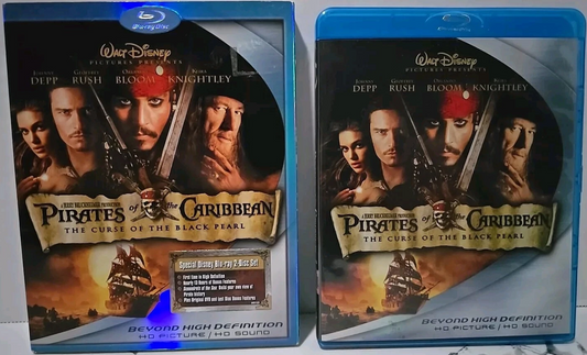 Pirates of the Caribbean: The Curse of the Black Pearl (Disney) - Blu-ray with slipcover