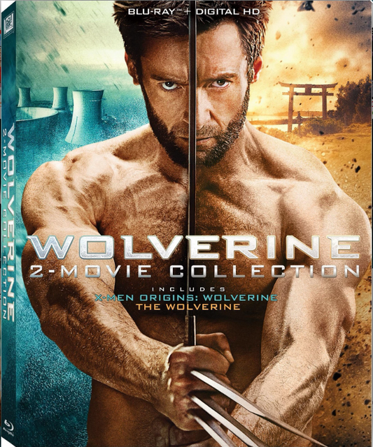 Wolverine: 2 Movie Collection (X-Men Origins: Wolverine / The Wolverine) - Blu-ray (New with slipcover
