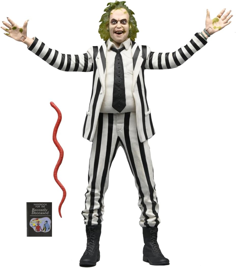 Beetlejuice - Striped Suit Beetlejuice 7" Scale Action Figure