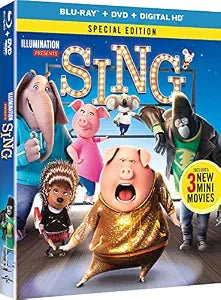Sing (Universal) - Blu-ray (missing DVD)