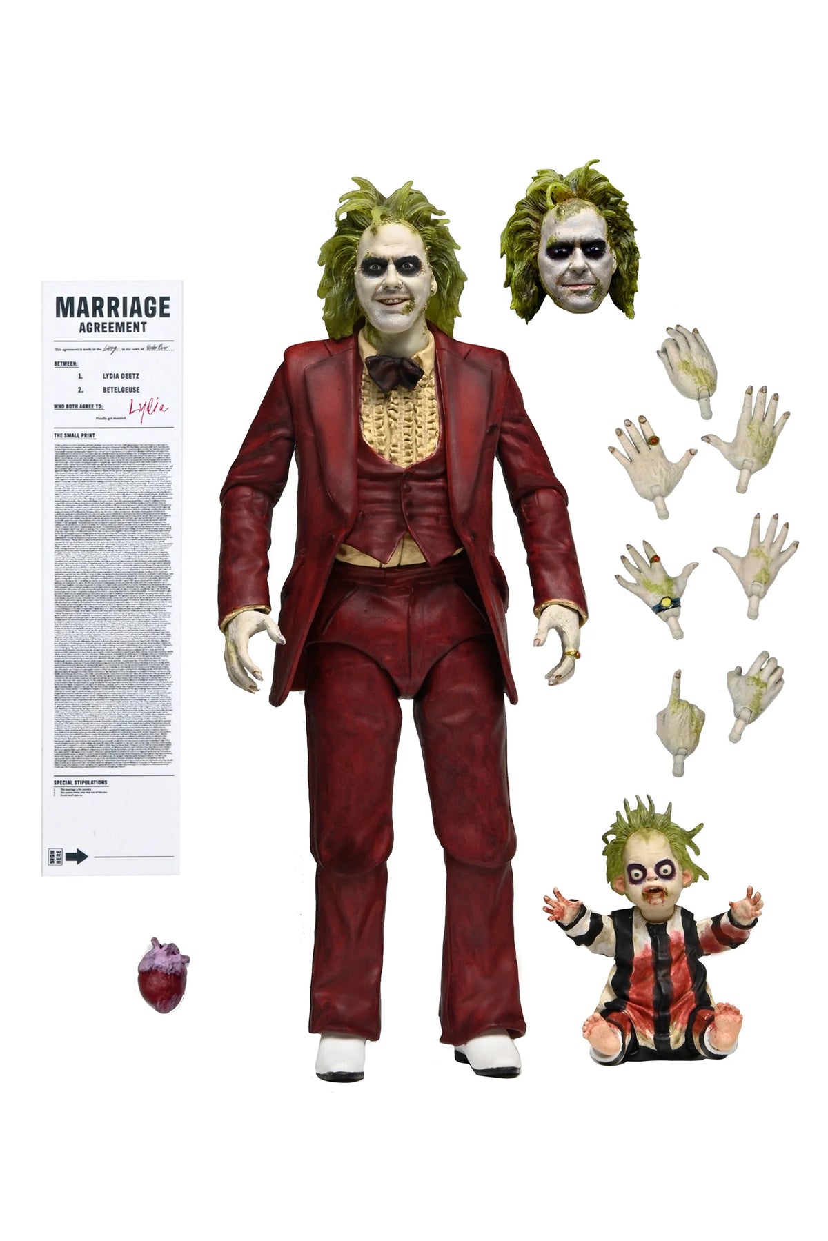 Beetlejuice Beetlejuice - Ultimate Wedding Tuxedo Beetlejuice 7" Scale Action Figure