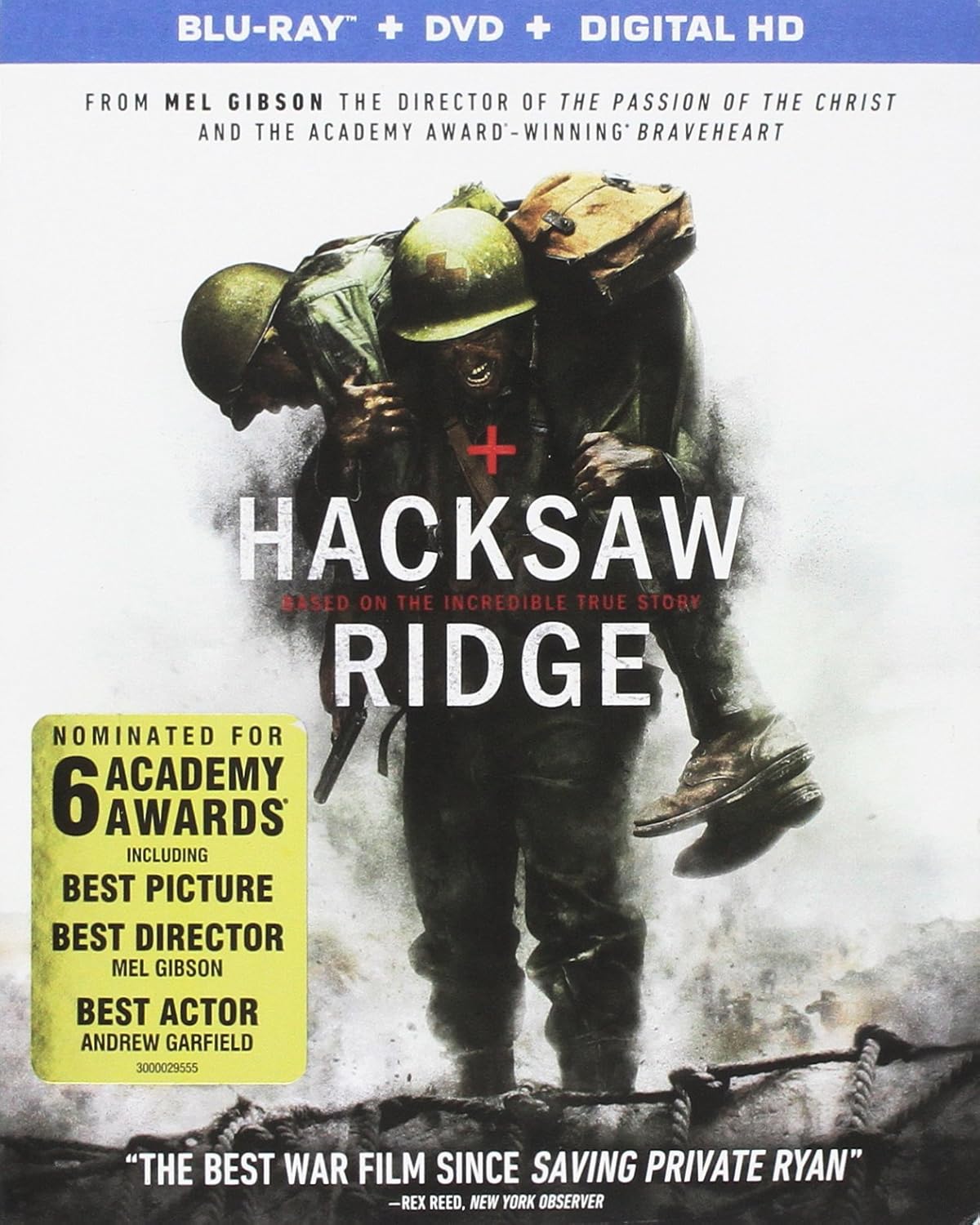 Hacksaw Ridge (Summit) - Bluray w/ Slipcover