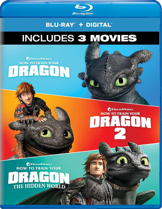 How to Train Your Dragon 3-Movie Collection (Dreamworks) - Blu-ray