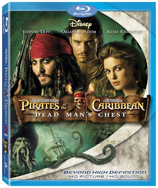 Pirates of the Caribbean: Dead Man's Chest (Disney) - Blu-ray with slipcover