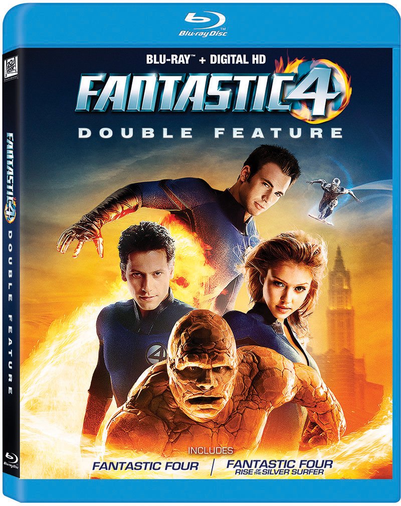 Fantastic Four Double Feature (Fantastic Four / Fantastic Four: Rise of the Silver Surfer) - Blu-ray with slipcover