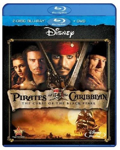 Pirates of the Caribbean: The Curse of the Black Pearl (Disney) - Bluray w/ Slipcover