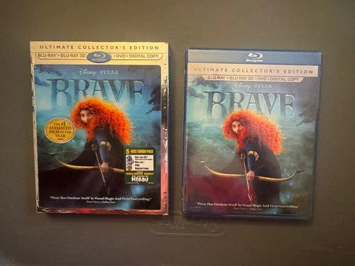 Pixar's Brave (Disney) - Blu-ray + 3D + DVD w/lenticular slipcover