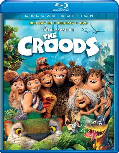 The Croods (Dreamworks) - 3D Blu-ray + Blu-ray (missing DVD) *USED*