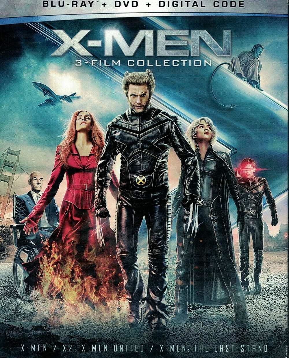 X-Men: 3-Film Collection (X-Men, X2: X-Men United, X-Men: The Last Stand) - Blu-ray with slipcover